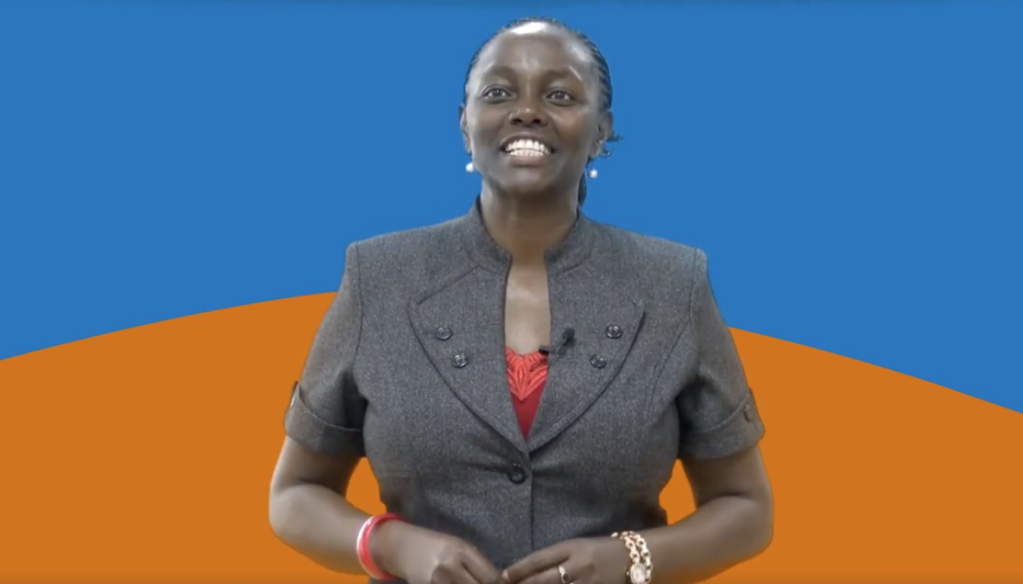 Lucy Gichuhi in her campaign material. Photo: Facebook
