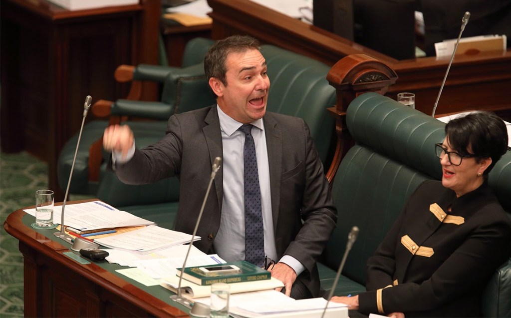 Winners are grinners: Mark Brindal says Steven Marshall has won more than he lost in the recent Liberal preselections. Photo: Tony Lewis / InDaily
