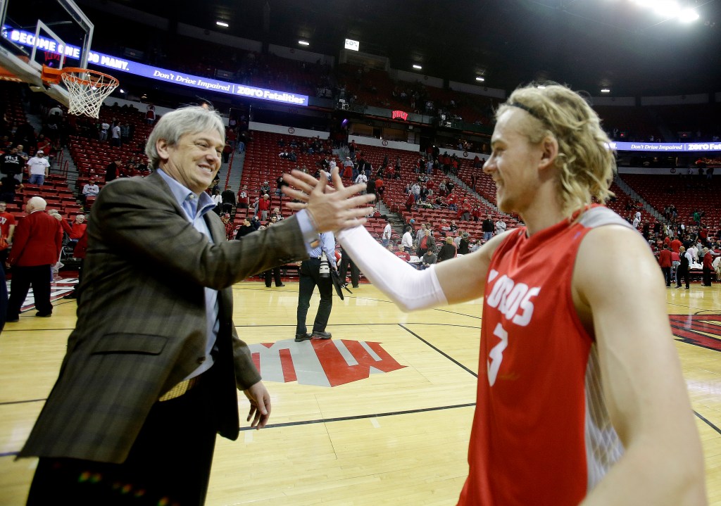 Hugh Greenwood in 2014 playing for University of New Mexico. Photo: Isaac Brekken / AP