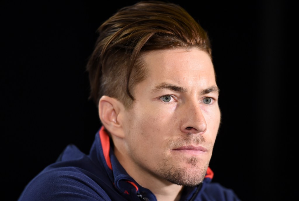 Nicky Hayden before last year's Australian MotoGP at Philip Island. Photo: Tracey Nearmy / AAP