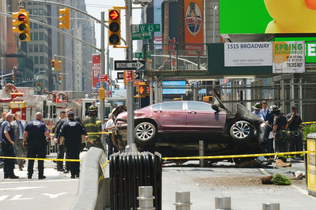 Thumbnail for Driver mows down pedestrians in New York’s Times Square