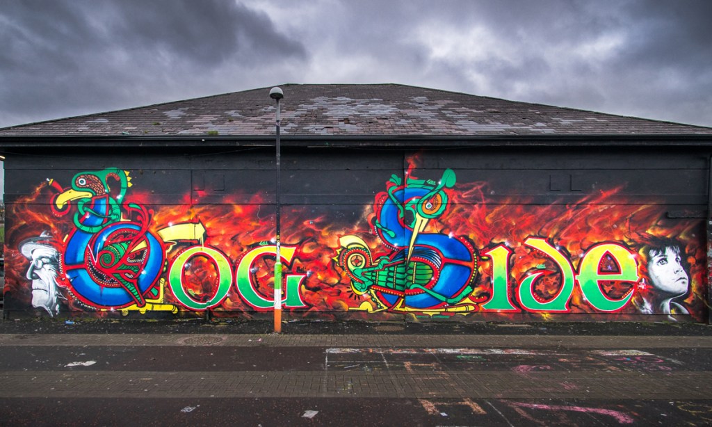 A mural in Londonderry's Bogside district. Photo: Giuseppe Milo / www.pixael.com/en/blog