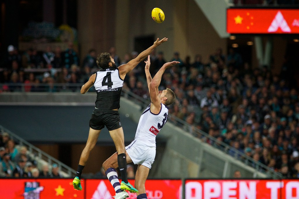 Thumbnail for Dockers giant out of Crows clash