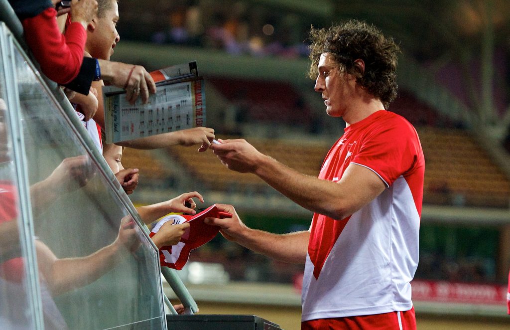 ON THE OUTER: Tippett is plying his trade in the reserves for Sydney. Photo: Michael Errey / InDaily