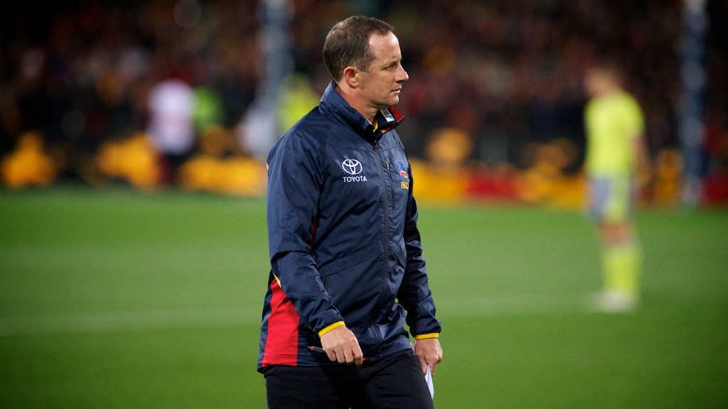 Don Pyke weighs up Thursday's loss to Hawthorn. Photo: Michael Errey / InDaily