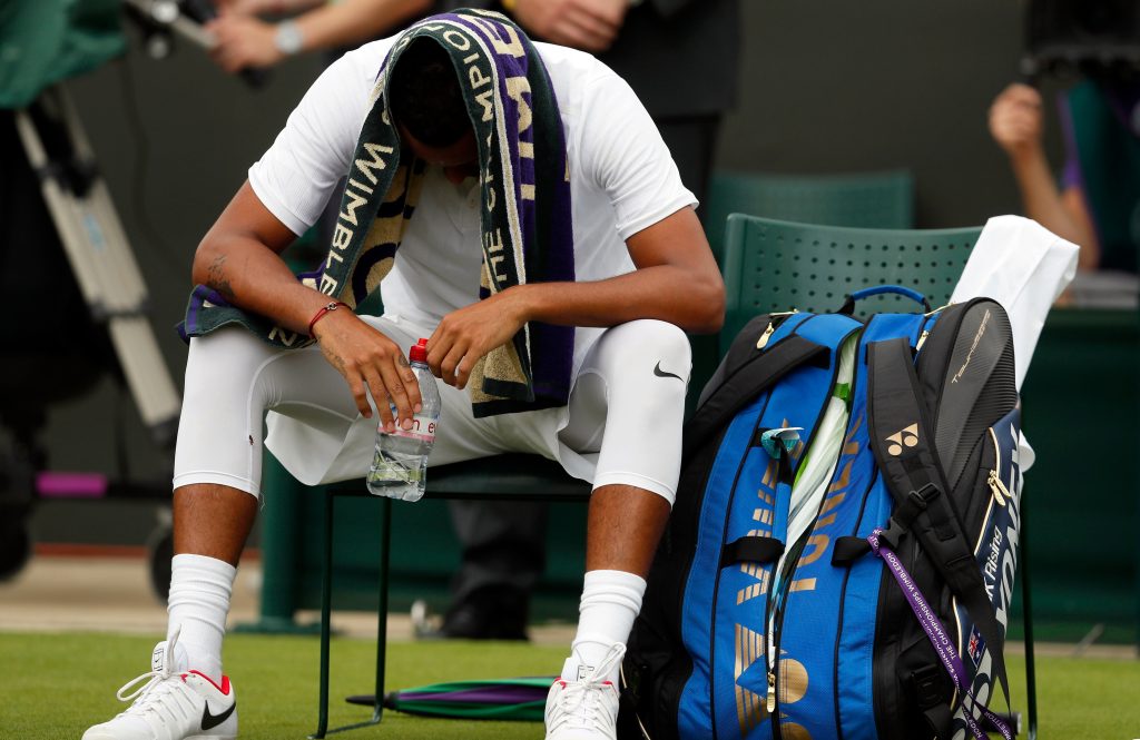 Thumbnail for Hampered Kyrgios’s Wimbledon campaign a non-starter