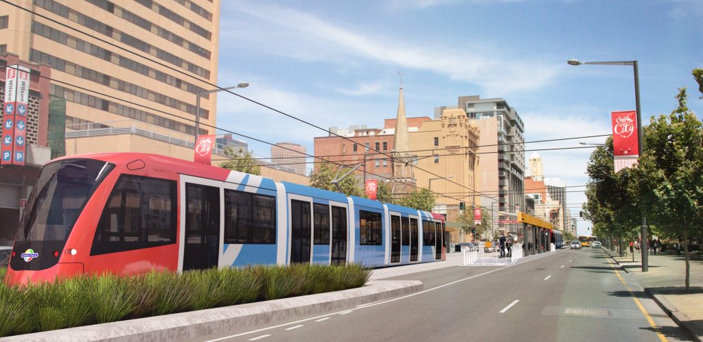 Thumbnail for North Terrace tram service delayed