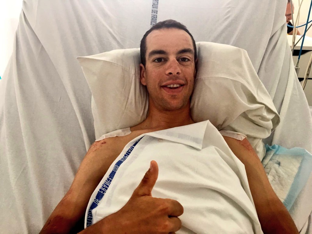 Thumbnail for “I don’t think I’ll be back on my bike for a while”