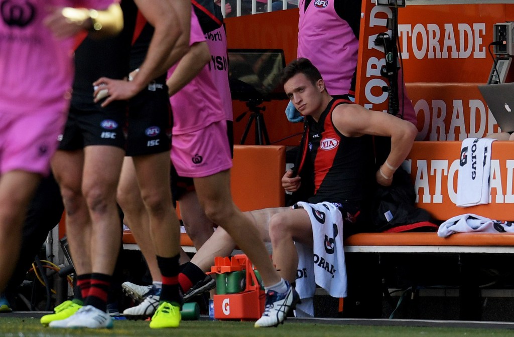 Thumbnail for Injury blow for Bombers ahead of Crows clash