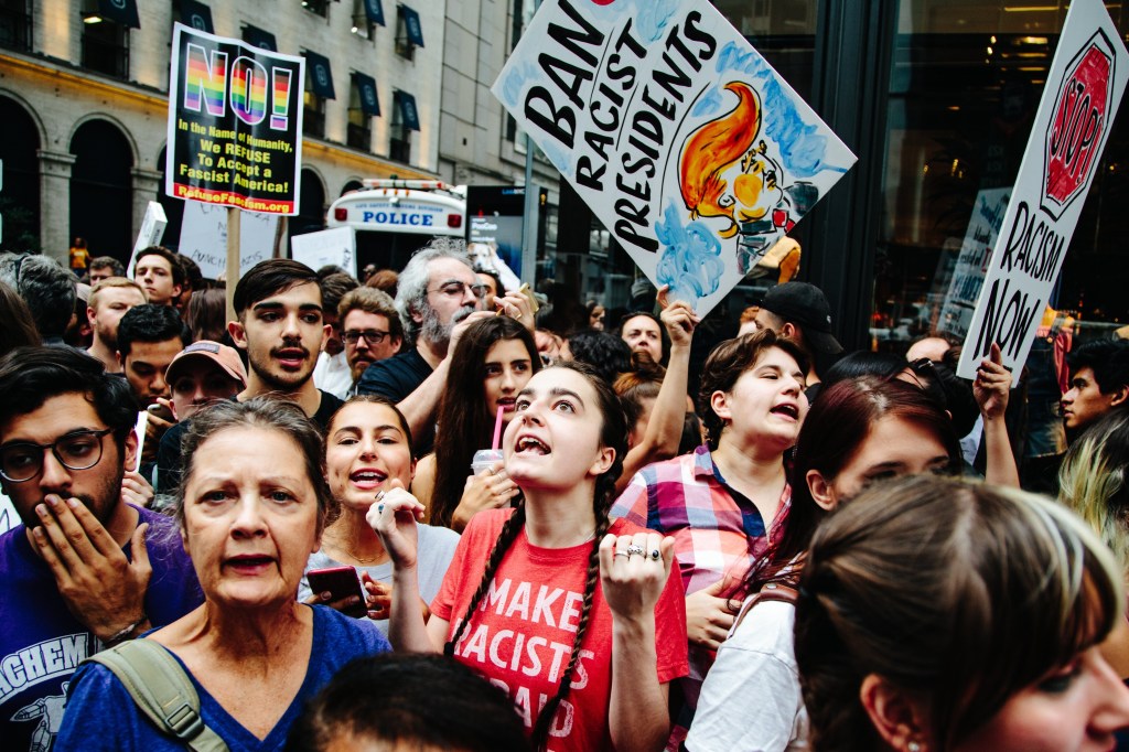 Thumbnail for Trump bows to pressure on white nationalist rally