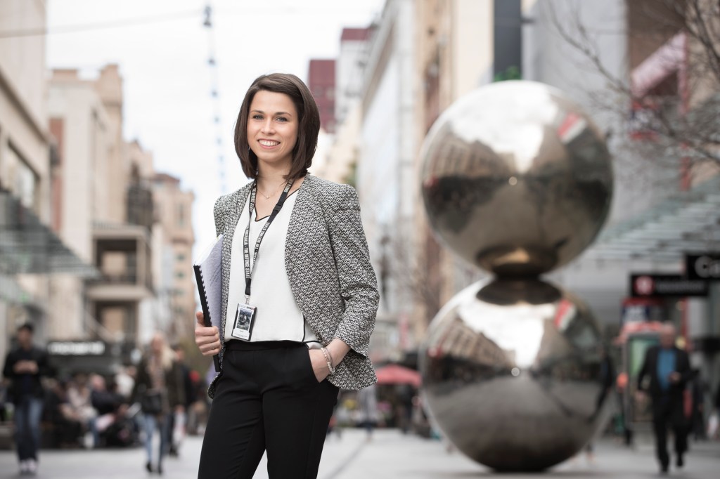 Annalisa Piva is evidence that space industries offer opportunities for professions other than engineers and scientists. Photo: Shane Reid