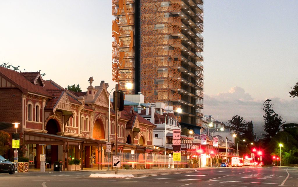 Thumbnail for Twenty-storey apartment building for Rundle Street