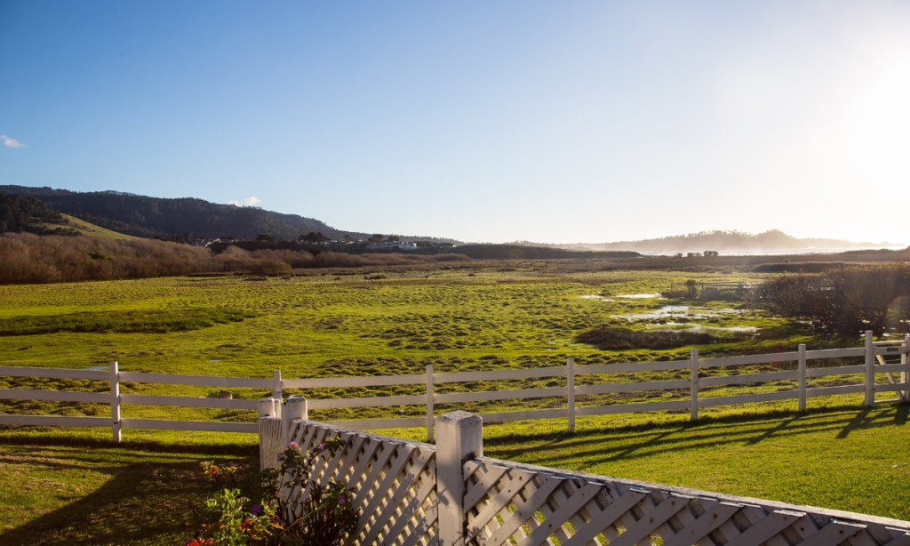 Views of Point Lobos and Carmel River Beach, from Clint Eastwood’s Mission Ranch Restaurant. Photo: Amanda McInerney