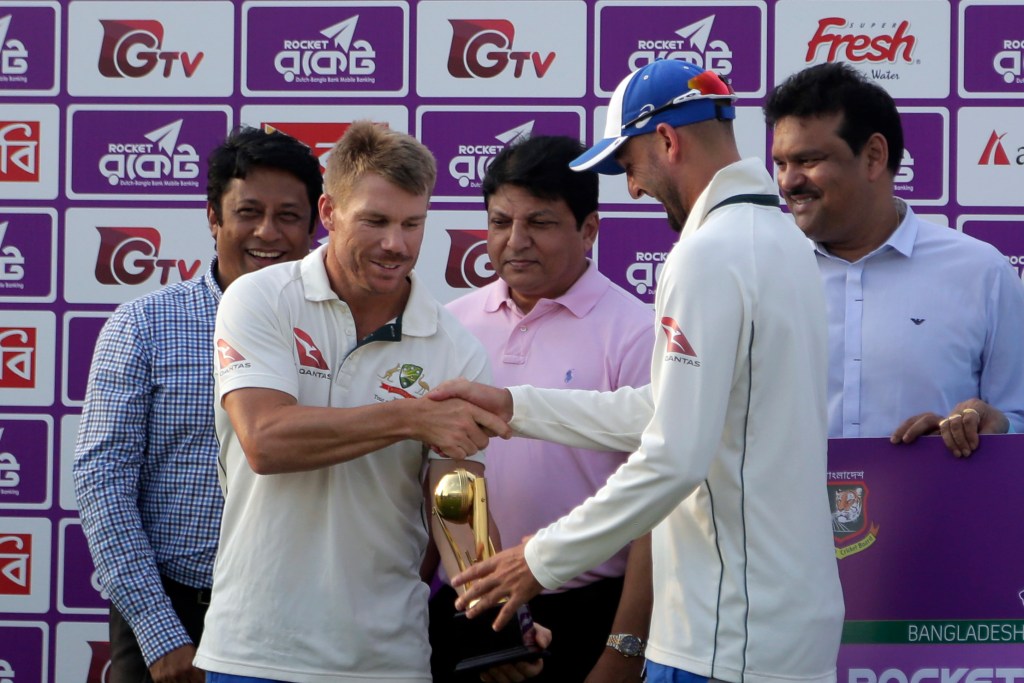Thumbnail for Lyon guides Australia home but Smith left pondering batting woes