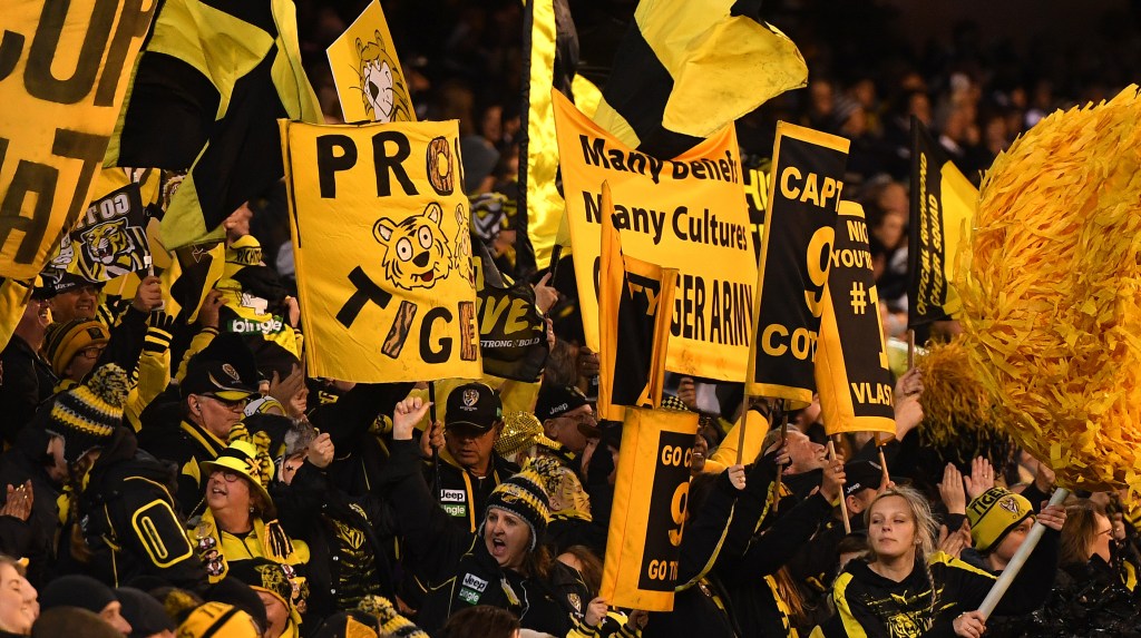 Thumbnail for The lid is off at Richmond as premiership heroes see history repeating