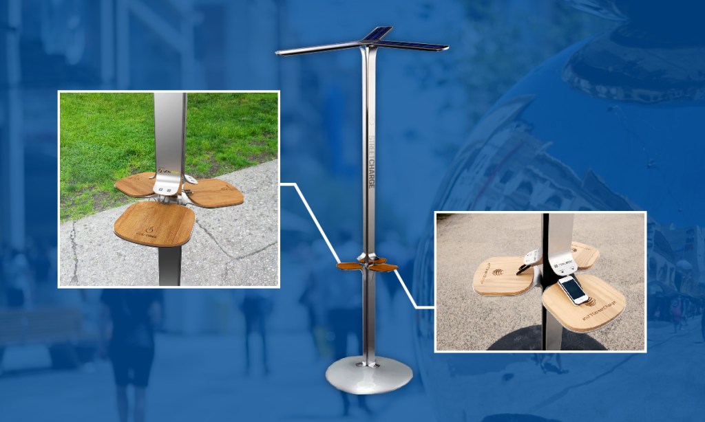 Thumbnail for Free phone charging stations proposed for city