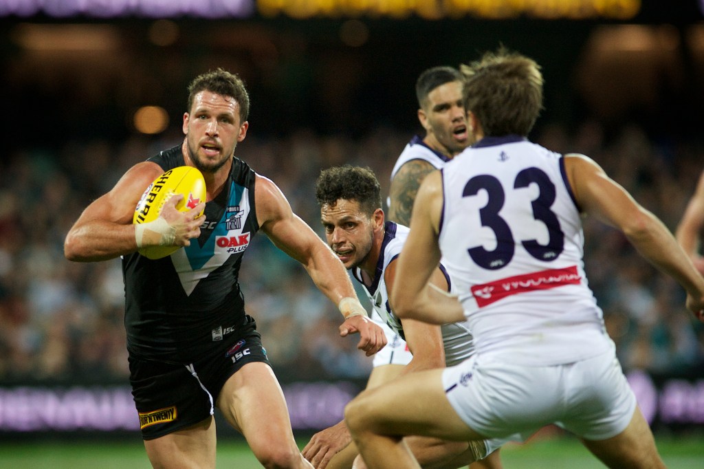 The Dockers will return to Adelaide Oval to face the Power in Round One, 2018. Photo: Michael Errey / InDaily
