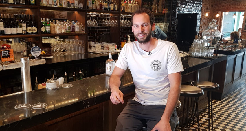 78 Degrees head distiller Sacha La Forgia.