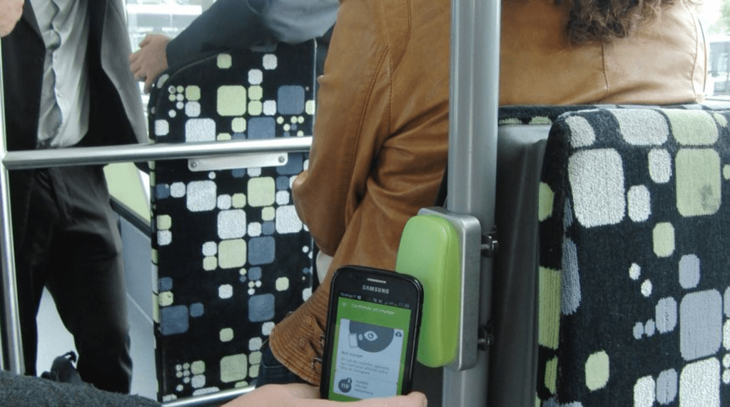 The Xerox Seamless smartphone ticketing system. Photo: xerox