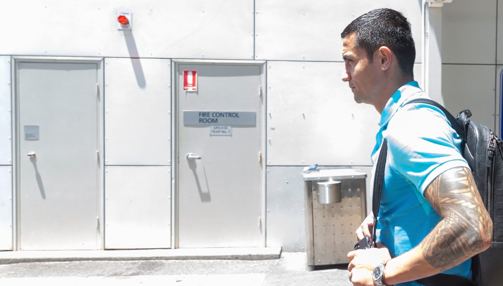 One way or another, the World Cup qualification journey is almost over for Tim Cahill and the Socceroos. Photo: Craig Golding / AAP