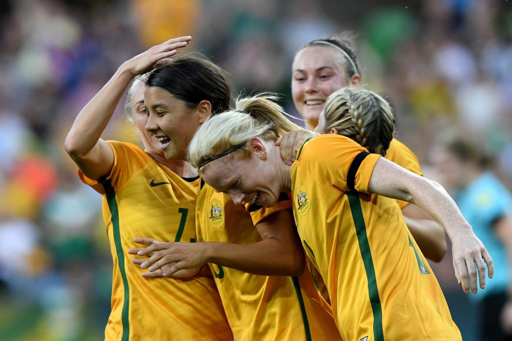 Thumbnail for Kerr stars but Matildas share the love in China rout