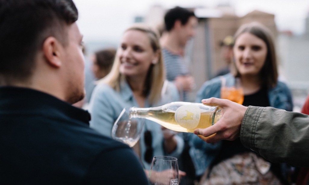 Sundown drinks with The Fruitful Pursuit.