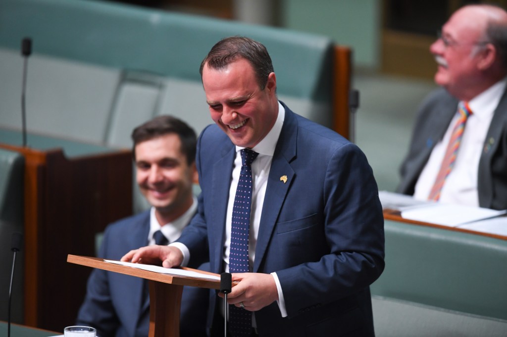 Thumbnail for MP proposes to partner during same-sex marriage debate