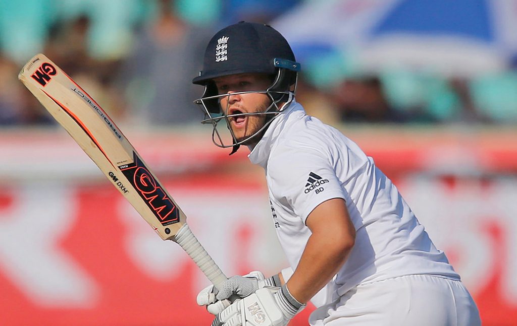 Ben Duckett playing for England against India in 2016. Photo: Aijaz Rahi / AP