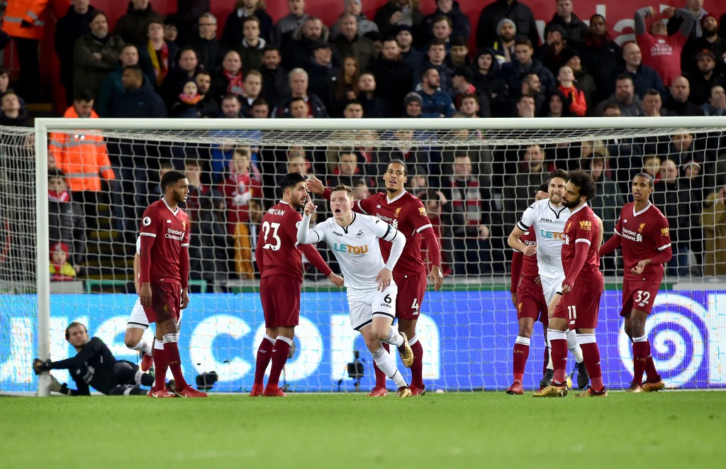 Thumbnail for Liverpool stunned by lowly Swansea