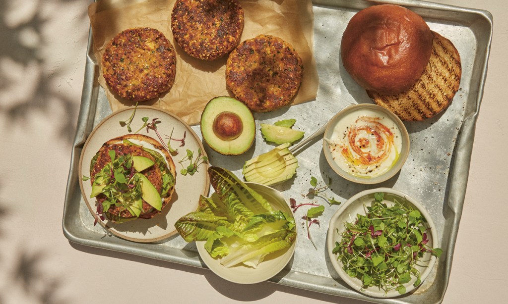 Thumbnail for Smoky Roast Carrot Burgers