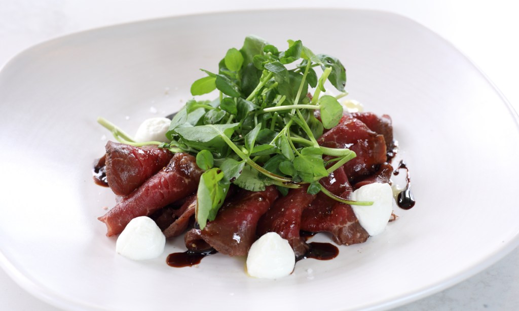 Thumbnail for Seared peppered beef carpaccio