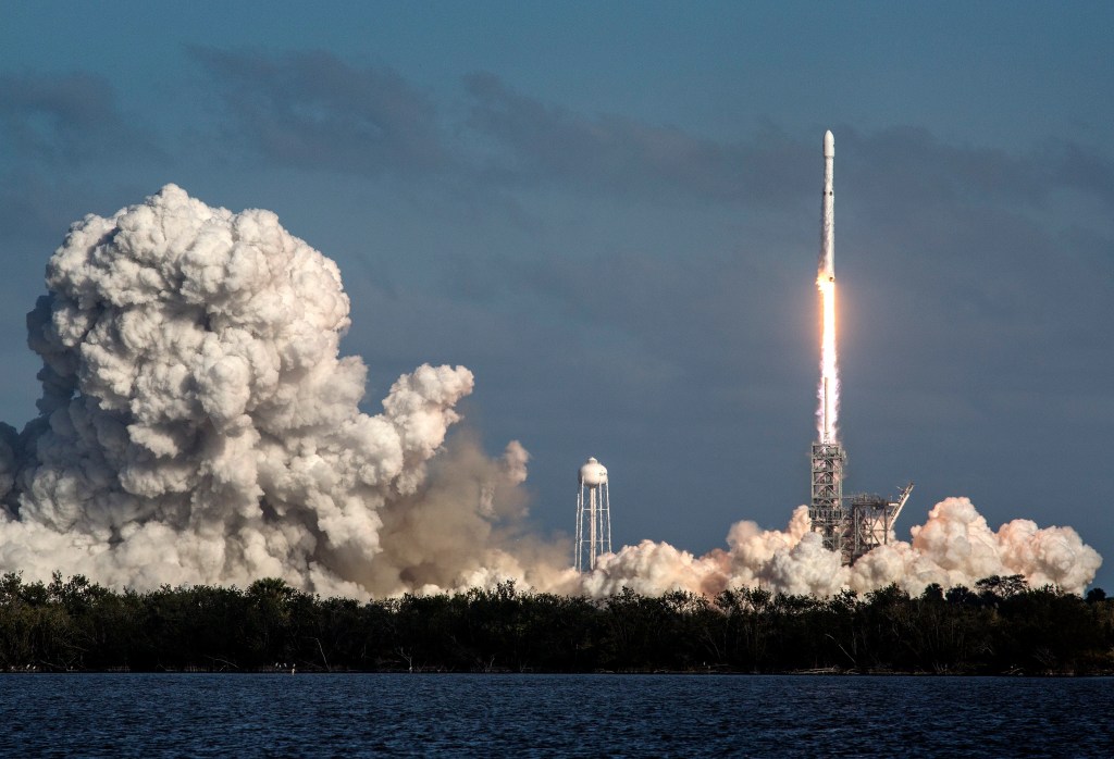 Thumbnail for Elon Musk’s SpaceX launches monster rocket on first test flight