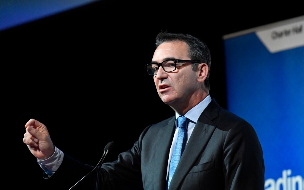 Liberal leader Steven Marshall plans to take on the defence portfolio if he wins government. Photo: AAP/Roy Vandervegt