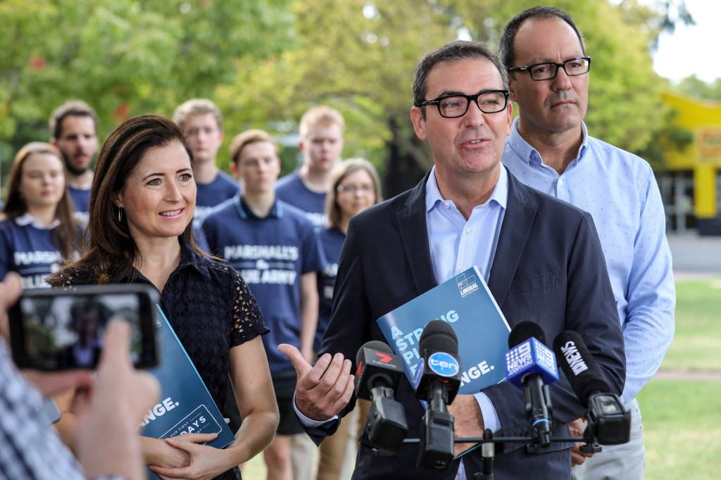 Steven Marshall: has his party learned from the factional mistakes of the past? Photo: AAP/Russell Millard