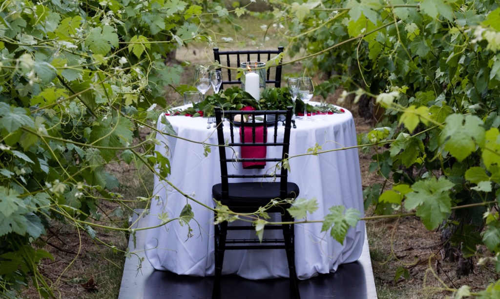 Love is in the air at Longview, where you can dine among the vines on Valentine's.