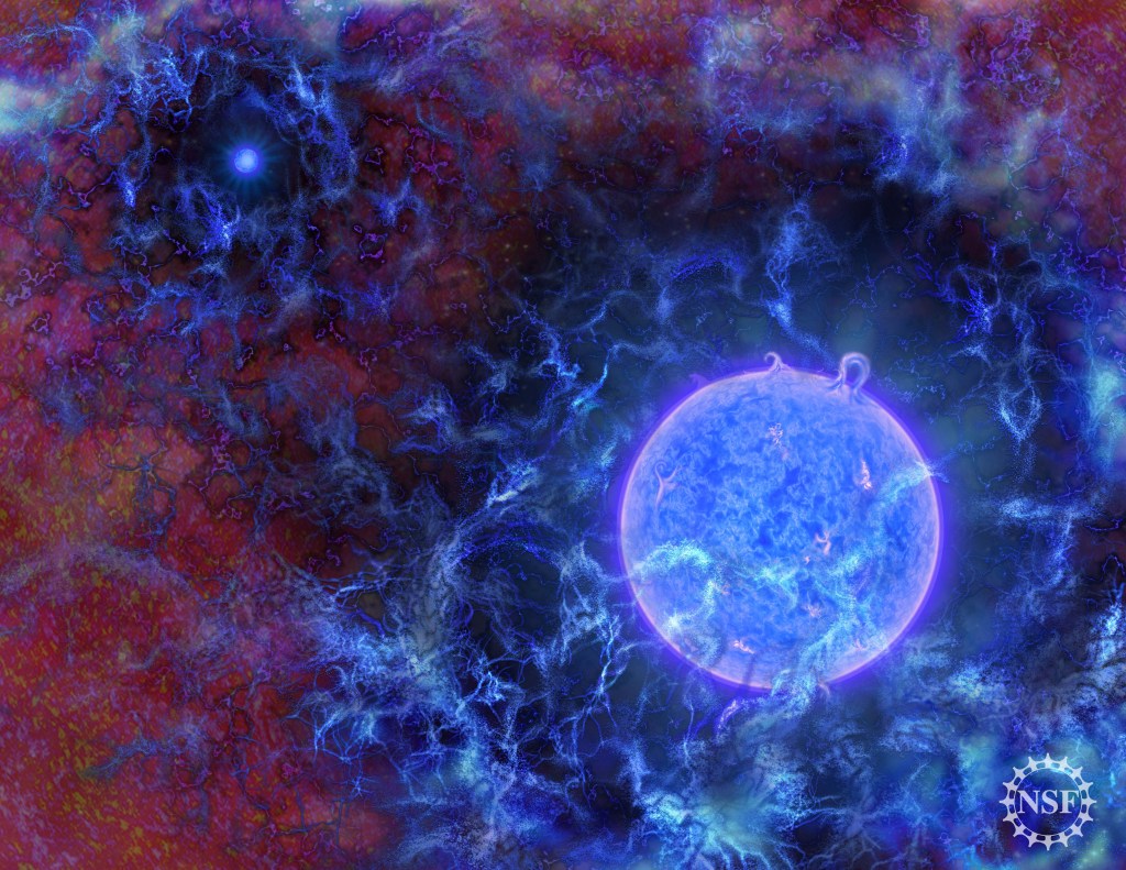 Thumbnail for Astronomers glimpse universe’s cosmic dawn