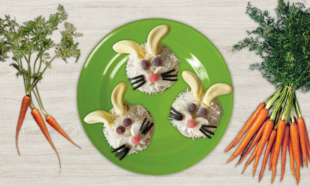 Thumbnail for Carrot Easter Bunny Cupcakes