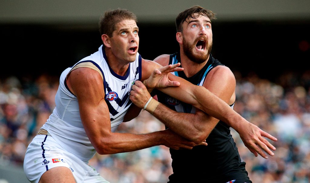 Thumbnail for Port trio to share ruck role against Cats