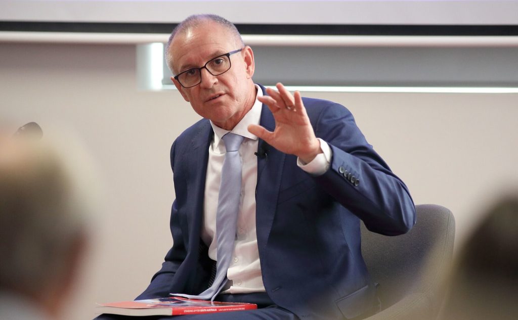 Premier Jay Weatherill at our forum on Friday. Photo: Tony Lewis/InDaily