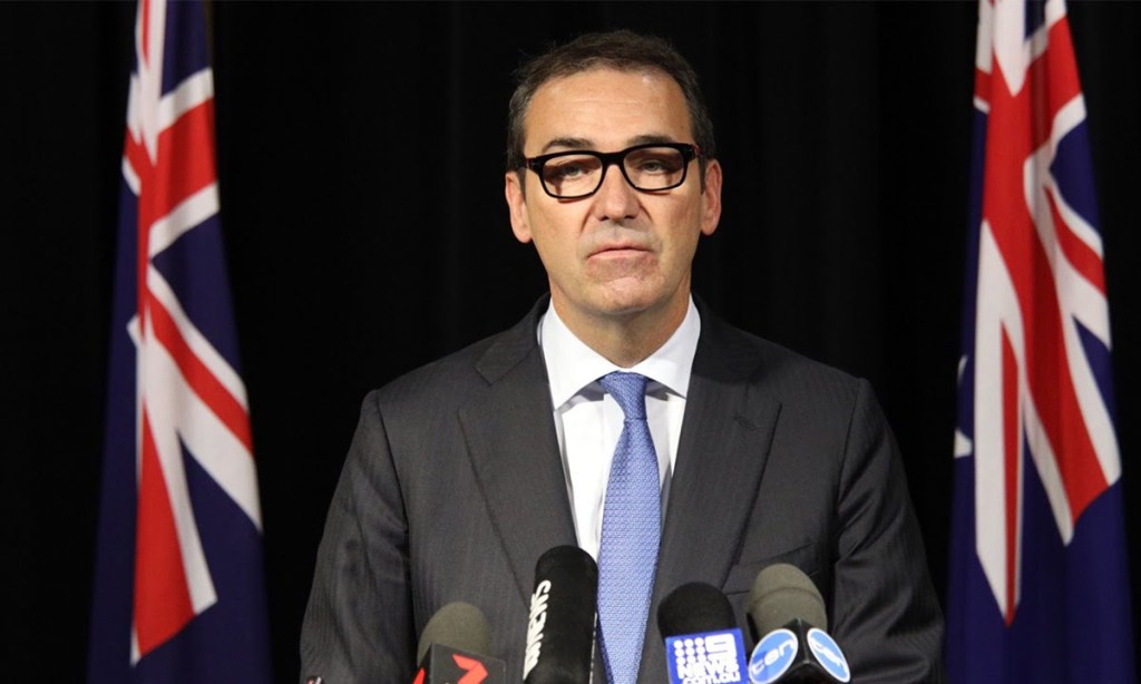 Premier Steven Marshall has called on Harbour to maintain Santos as an Adelaide-headquartered company, should its takeover bid be successful. Photo: Tony Lewis/InDaily