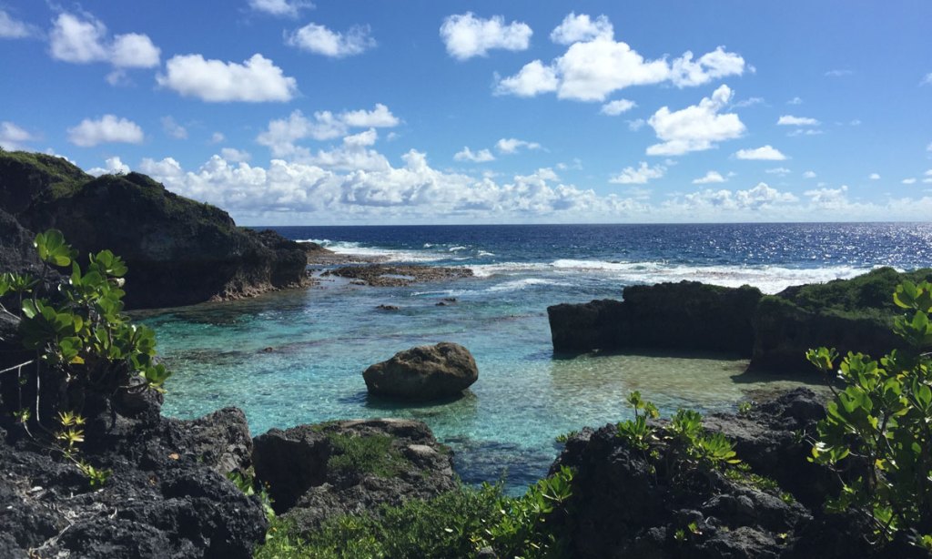 The Limu Pools on the north-east coast of Niue. Photo: Michael Wayne / AAP