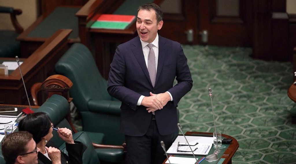Steven Marshall in parliament. Photo: Tony Lewis / InDaily