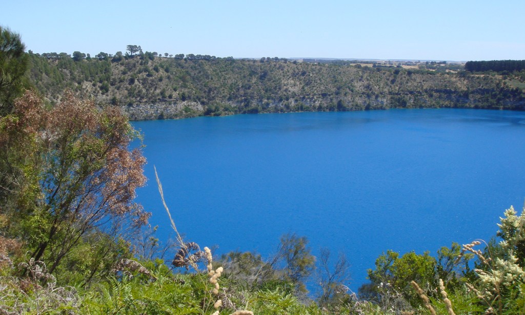 Ka-friggin-boom! The Blue Lake in one of the dormant volcanic craters of Mount Gambier. Photo: Patrick Nouhailler / flickr