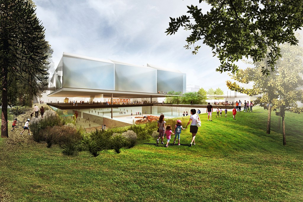 The winner of the Adelaide Contemporary design competition, by Diller Scofidio + Renfro and Woods Bagot. 