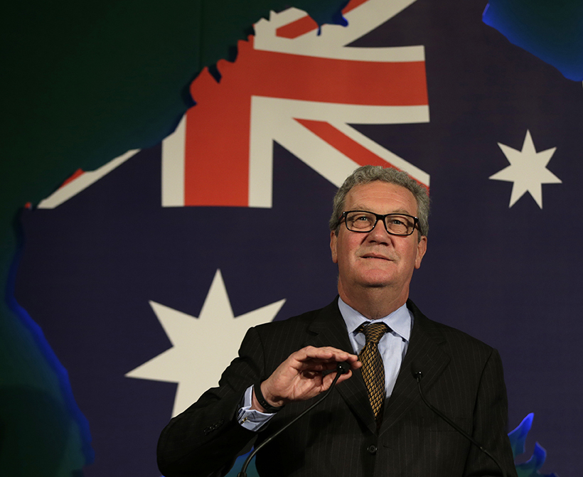 Alexander Downer during his time as Australian High Commissioner to the UK. Photo: Alastair Grant / AP
