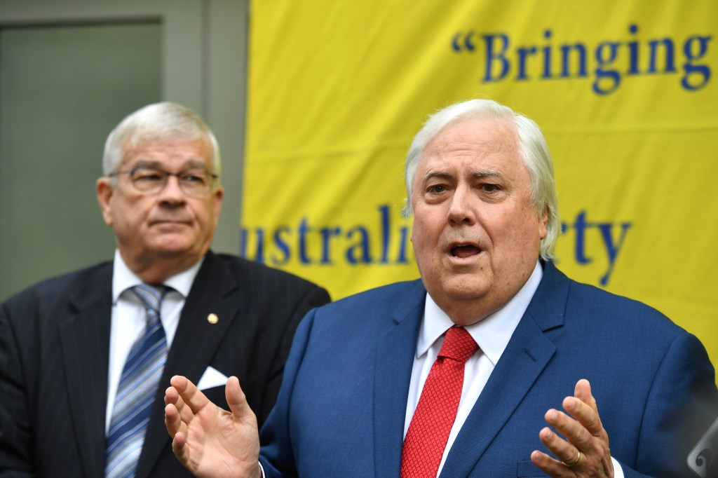 Thumbnail for One Nation defector joins revamped Palmer party