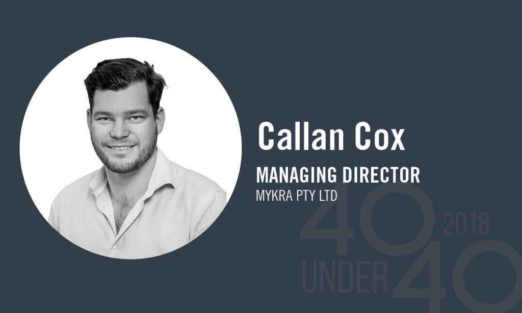 Thumbnail for 40 Under 40 winner of the day: Callan Cox