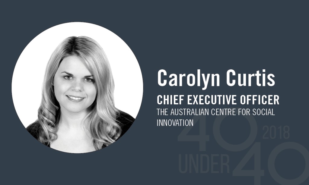 Thumbnail for 40 Under 40 winner of the day: Carolyn Curtis
