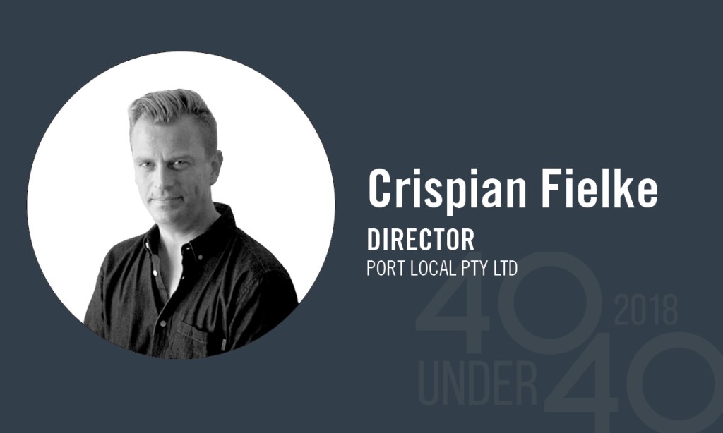 Thumbnail for 40 Under 40 winner of the day: Crispian Fielke
