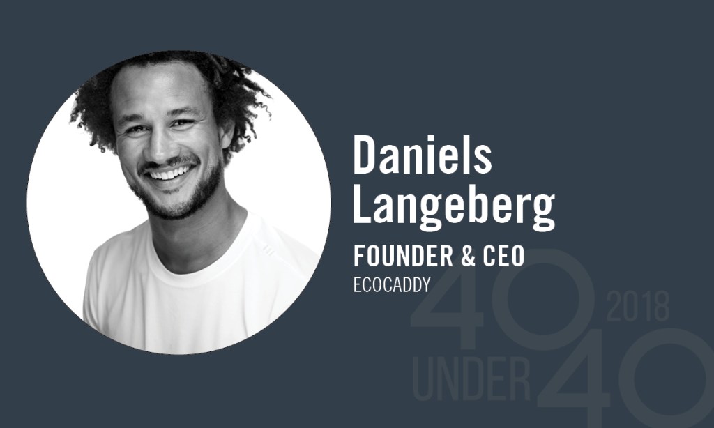 Thumbnail for 40 Under 40 winner of the day: Daniels Langeberg